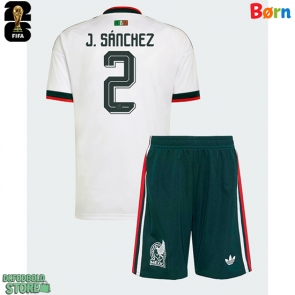 Mexico Jorge Sanchez #2 Replika Babytøj Udebanesæt Børn VM 2026 Kortærmet (+ Korte bukser)